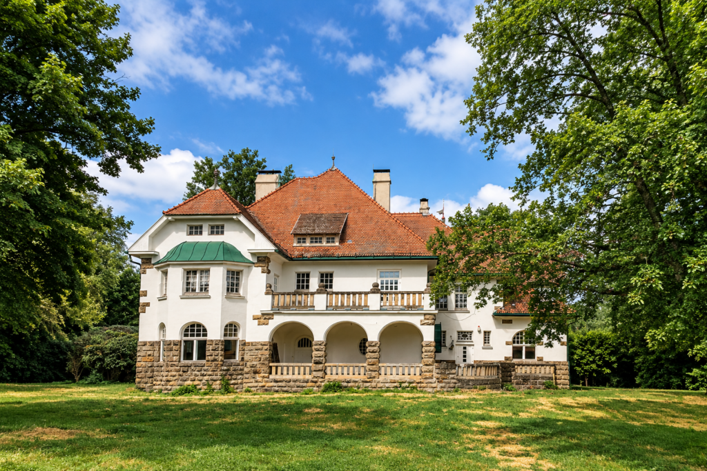 Historisches Aspern Schlössl in Wien – Referenzprojekt mit LAURENS ArtDeco Gussheizkörpern