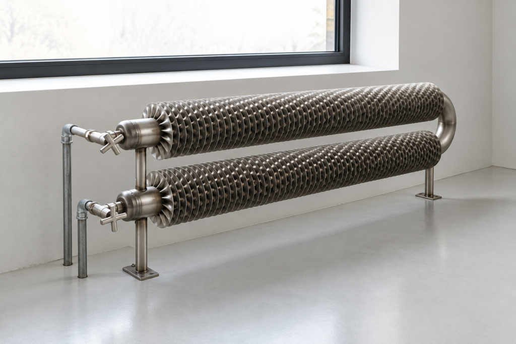 🇧🇪 Antwerp, Loft Apartment, Spiralix Inox radiators